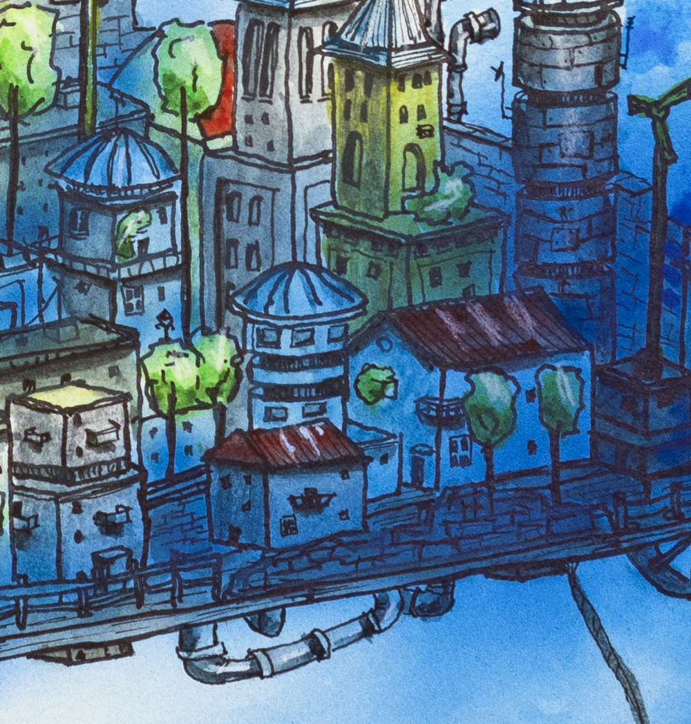 My flying village - Afbeelding 3