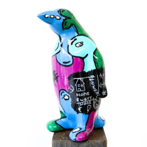 Penguin sculpture