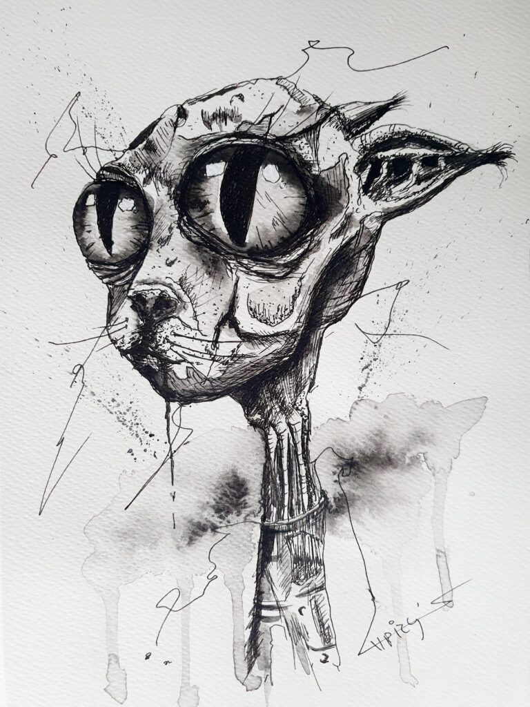 Dark art sketch